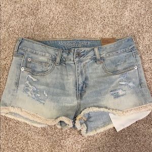 BRAND NEW American eagle shortie shorts low rise